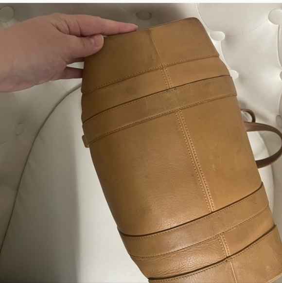 Vintage Coach Hampton Large Carryall Tote Bag, Style 5143 Gorgeous Tan Leather - Picture 5 of 7